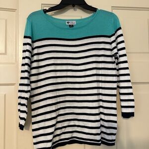 Three Dories cotton sweater sz S